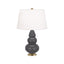 Robert Abbey (MCR30) 7.5" x 24.38" SMALL TRIPLE GOURD ACCENT LAMP
