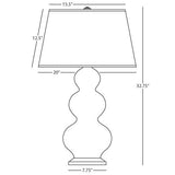 Robert Abbey (MDY41) 10" x 32.75" TRIPLE GOURD TABLE LAMP