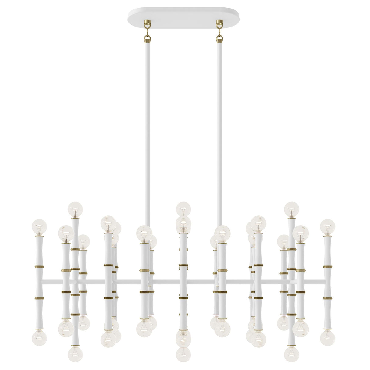 Robert Abbey (MDY77) 38.25" x 16.38" KANE CHANDELIER