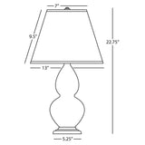 Robert Abbey (MMB51) 6" x 22.75" SMALL DOUBLE GOURD ACCENT LAMP
