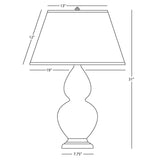 Robert Abbey (MMB55) 9.5" x 31" DOUBLE GOURD TABLE LAMP