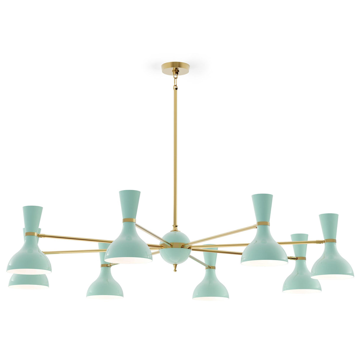 Robert Abbey (MN08MN) 57" x 10.19"-0" CLARE CHANDELIER
