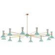 Robert Abbey (MN12LY) 76" x 10.19" CLARE CHANDELIER
