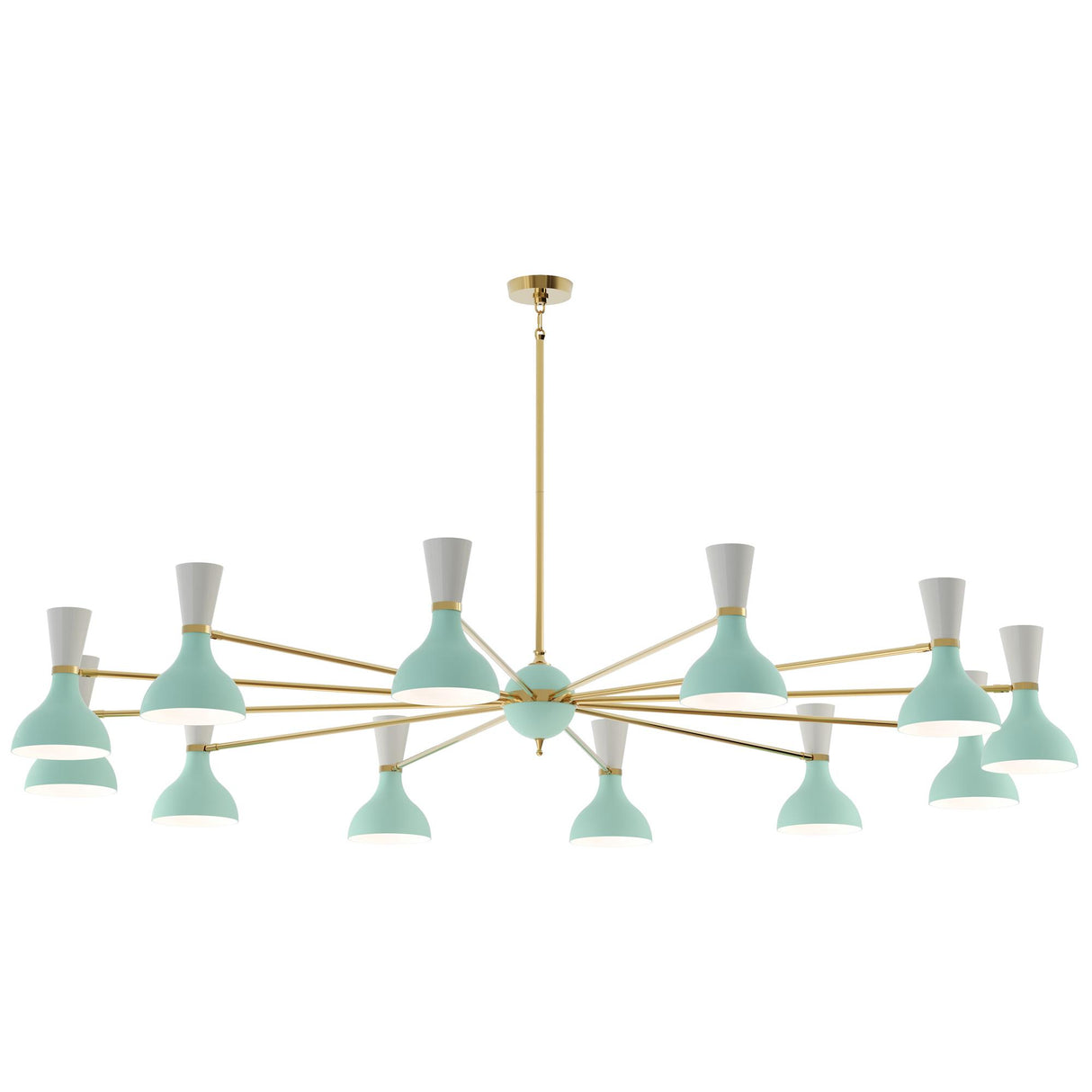 Robert Abbey (MN12LY) 76" x 10.19" CLARE CHANDELIER