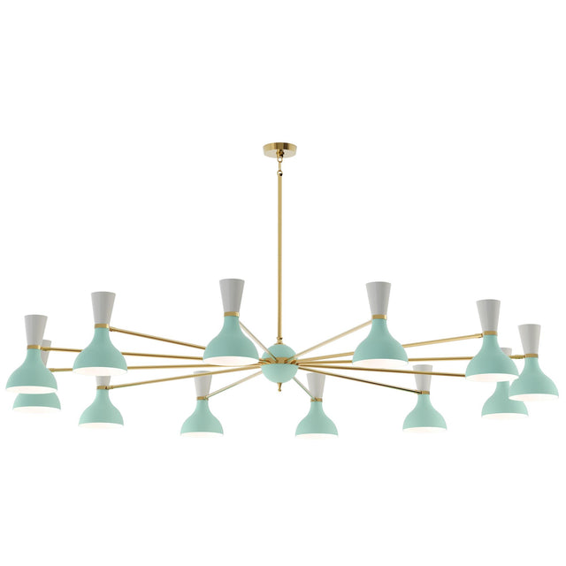 Robert Abbey (MN12LY) 76" x 10.19" CLARE CHANDELIER