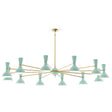 Robert Abbey (MN12MN) 76" x 10.19"-0" CLARE CHANDELIER