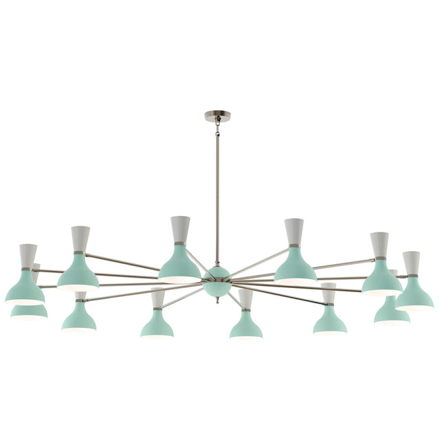 Robert Abbey (MN13LY) 76" x 10.19" CLARE CHANDELIER