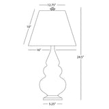 Robert Abbey (MOB32) 7.25" x 24.38" SMALL TRIPLE GOURD ACCENT LAMP