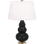 Robert Abbey (MOS30) 7.25" x 24.38" SMALL TRIPLE GOURD ACCENT LAMP