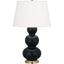 Robert Abbey (MOS40) 10" x 32.75" TRIPLE GOURD TABLE LAMP