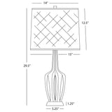 Robert Abbey (MST36) 6.25" x 30" EMMA ACCENT LAMP