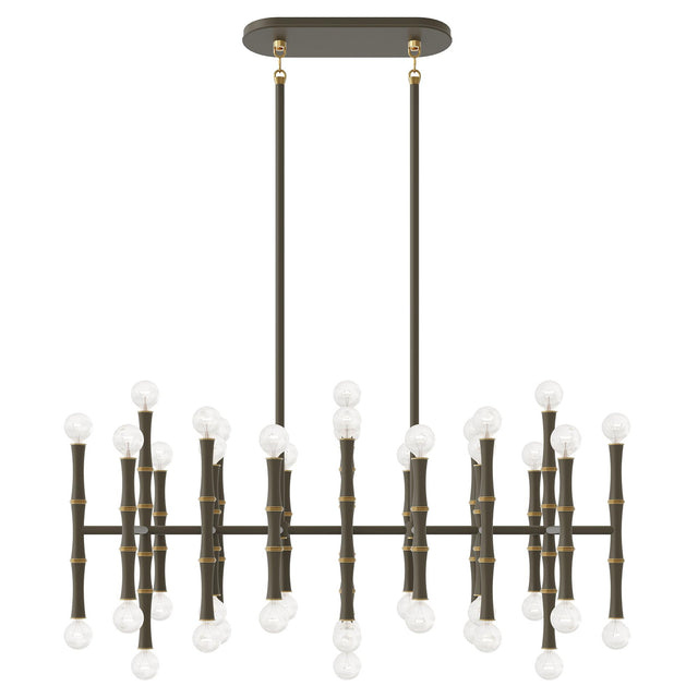 Robert Abbey (MST77) 38.25" x 16.38"-0" KANE CHANDELIER