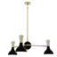 Robert Abbey (OS03BN) 34.5" x 10.19" CLARE CHANDELIER