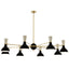 Robert Abbey (OS08BN) 57" x 10.19" CLARE CHANDELIER