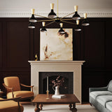 Robert Abbey (OS08BN) 57" x 10.19" CLARE CHANDELIER