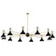 Robert Abbey (OS12BN) 76" x 10.19" CLARE CHANDELIER