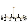 Robert Abbey (OS12OS) 76" x 10.19"-0" CLARE CHANDELIER