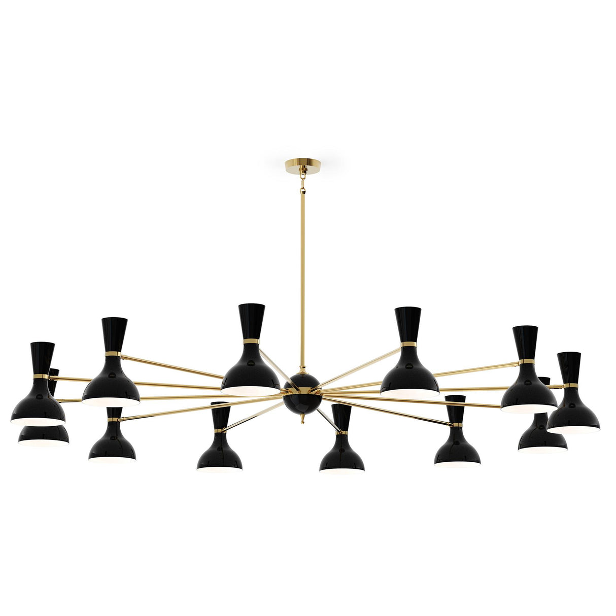 Robert Abbey (OS12OS) 76" x 10.19"-0" CLARE CHANDELIER