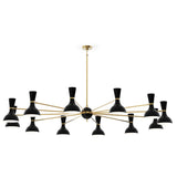 Robert Abbey (OS12OS) 76" x 10.19"-0" CLARE CHANDELIER