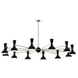 Robert Abbey (OS13OS) 76" x 10.19"-0" CLARE CHANDELIER