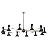 Robert Abbey (OS13OS) 76" x 10.19"-0" CLARE CHANDELIER