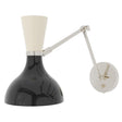 Robert Abbey (OS19BN) 7" x 10.13"-25.25" CLARE WALL SCONCE