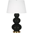 Robert Abbey (OS40X) 10" x 32.75" TRIPLE GOURD TABLE LAMP