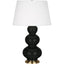 Robert Abbey (OS40X) 10" x 32.75" TRIPLE GOURD TABLE LAMP