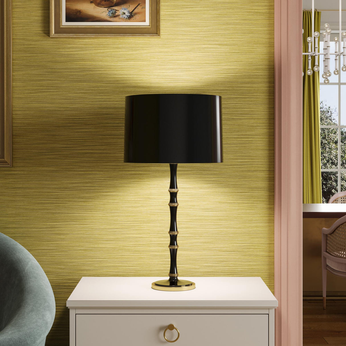 Robert Abbey (OS71X) 7" x 31" KANE TABLE LAMP