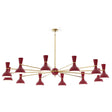 Robert Abbey (OX12OX) 76" x 10.19"-0" CLARE CHANDELIER