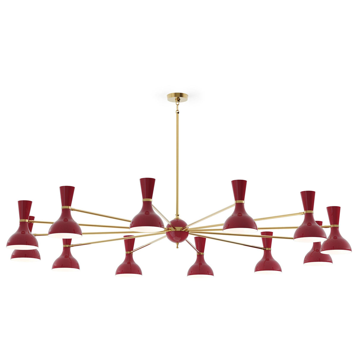 Robert Abbey (OX12OX) 76" x 10.19"-0" CLARE CHANDELIER