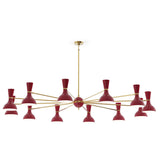 Robert Abbey (OX12OX) 76" x 10.19"-0" CLARE CHANDELIER