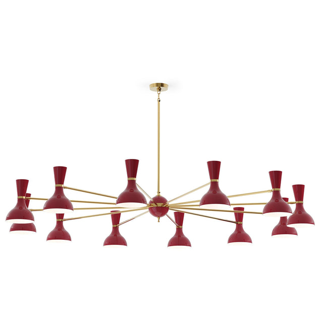 Robert Abbey (OX12OX) 76" x 10.19"-0" CLARE CHANDELIER
