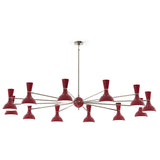Robert Abbey (OX13OX) 76" x 10.19"-0" CLARE CHANDELIER