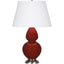 Robert Abbey (OX22X) 9.5" x 31"-0" DOUBLE GOURD TABLE LAMP