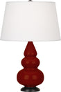 Robert Abbey (OX31X) 7.5" x 24.38"-0" SMALL TRIPLE GOURD ACCENT LAMP