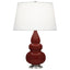 Robert Abbey (OX32X) 7.5" x 24.38"-0" SMALL TRIPLE GOURD ACCENT LAMP