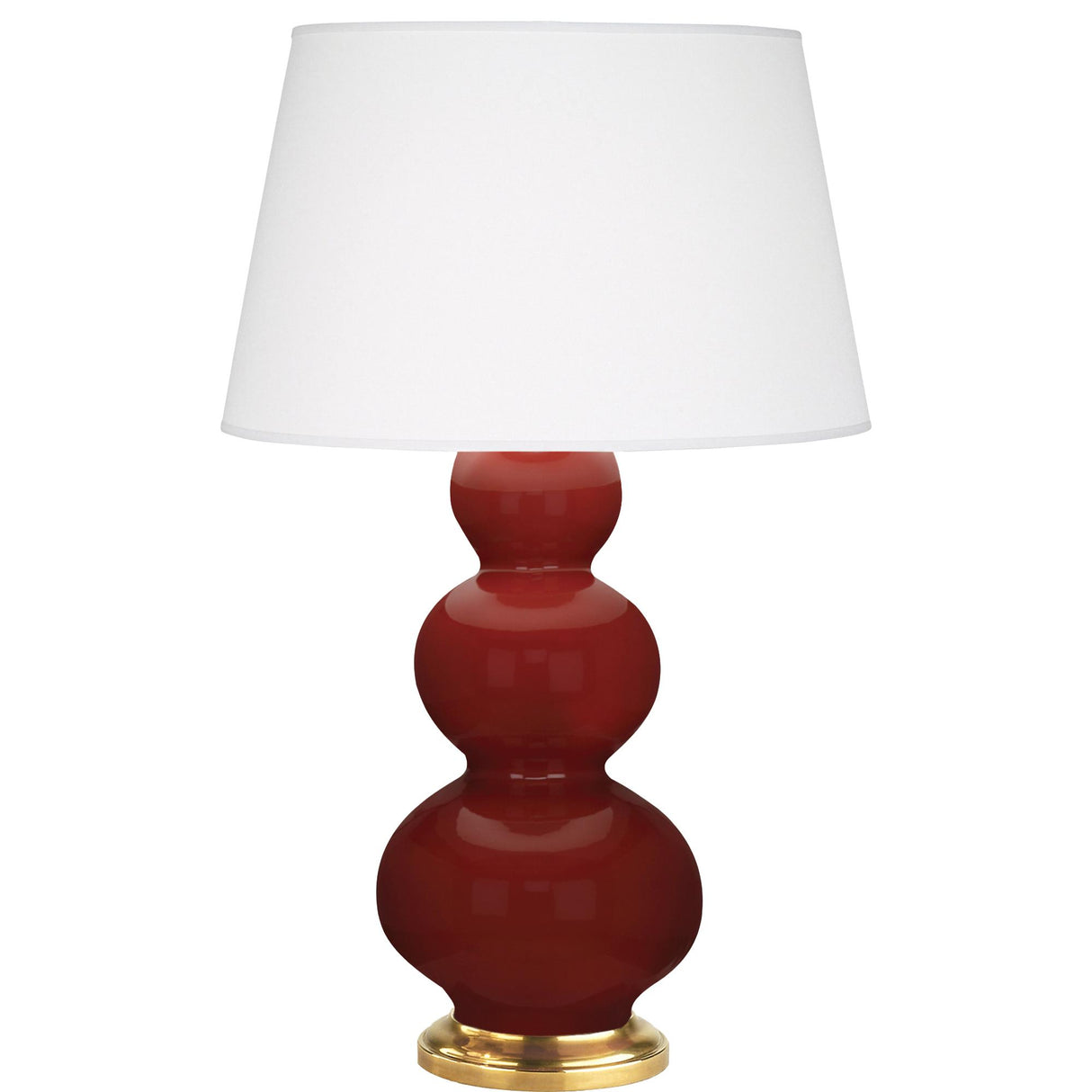 Robert Abbey (OX40X) 10" x 32.75"-0" TRIPLE GOURD TABLE LAMP