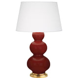 Robert Abbey (OX40X) 10" x 32.75"-0" TRIPLE GOURD TABLE LAMP