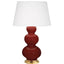 Robert Abbey (OX40X) 10" x 32.75"-0" TRIPLE GOURD TABLE LAMP