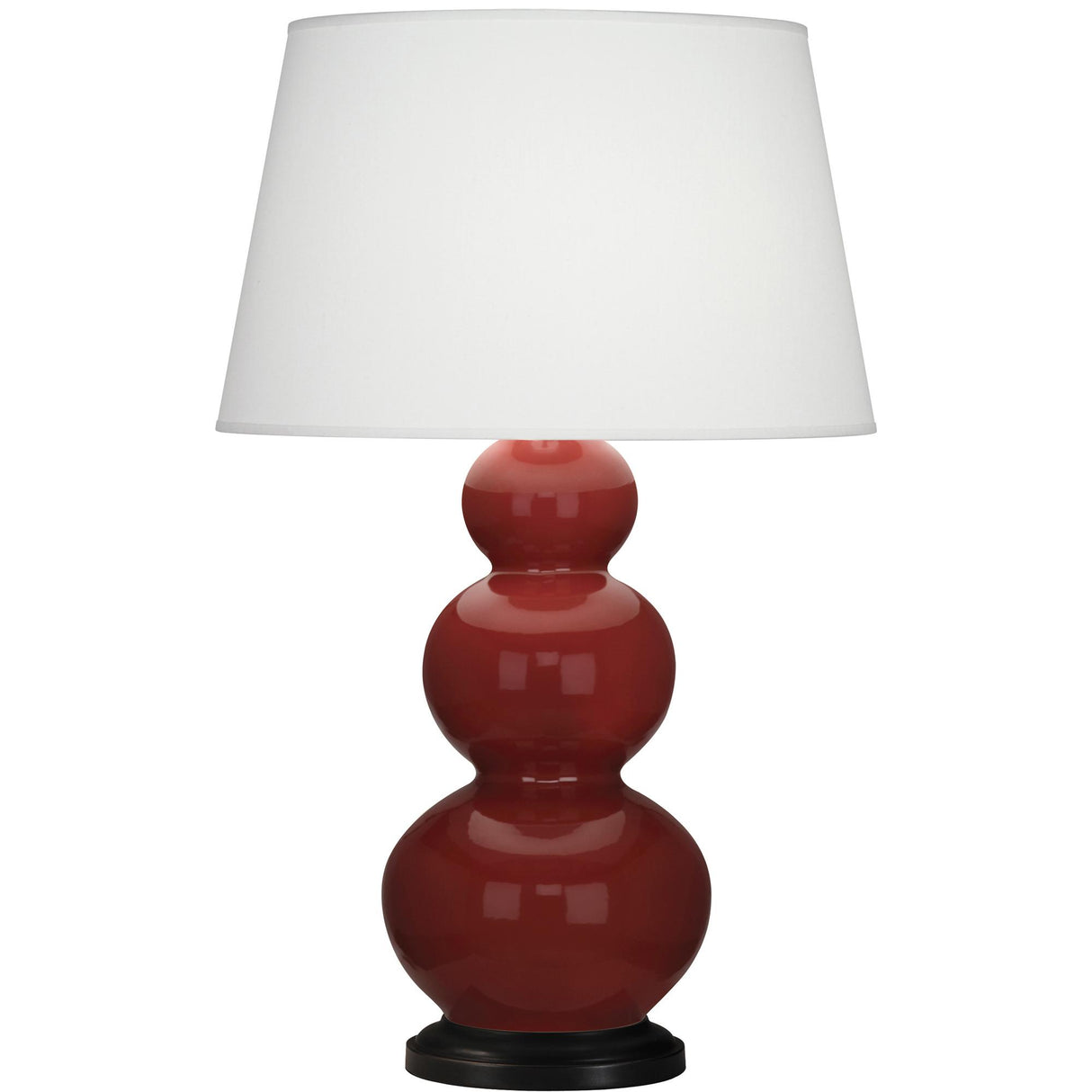 Robert Abbey (OX41X) 10" x 32.75"-0" TRIPLE GOURD TABLE LAMP