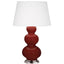 Robert Abbey (OX42X) 10" x 32.75"-0" TRIPLE GOURD TABLE LAMP