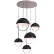 Robert Abbey (P589BLK) 30" x 30" MAVISTEN EDITION COPERNICA PENDANT