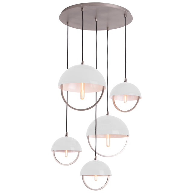 Robert Abbey (P589WHT) 30" x 30" MAVISTEN EDITION COPERNICA PENDANT