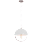 Robert Abbey (P602WHT) 12.25" x 13" MAVISTEN EDITION COPERNICA PENDANT