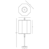 Robert Abbey (PG04) 13" x 32.5" KATE TABLE LAMP