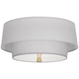 Robert Abbey (PG143) 17" x 9.5" DECKER FLUSHMOUNT