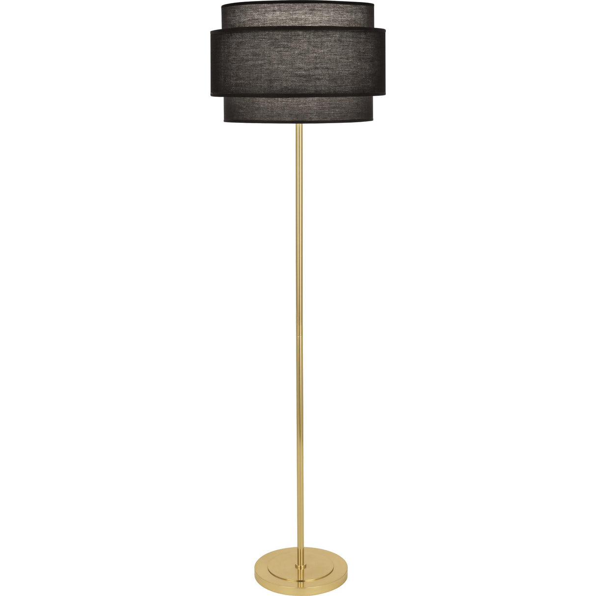 Robert Abbey (RB132) 10.5" x 62.63" DECKER FLOOR LAMP