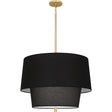 Robert Abbey (RB137) 24" x 18.13" DECKER PENDANT