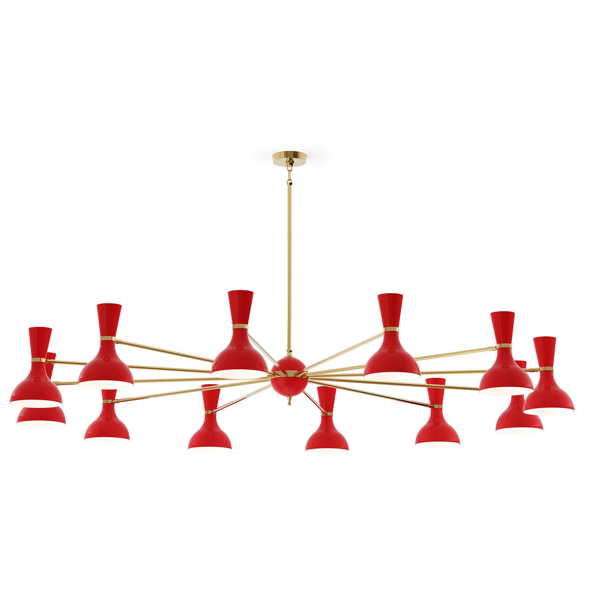 Robert Abbey (RR12RR) 76" x 10.19"-0" CLARE CHANDELIER